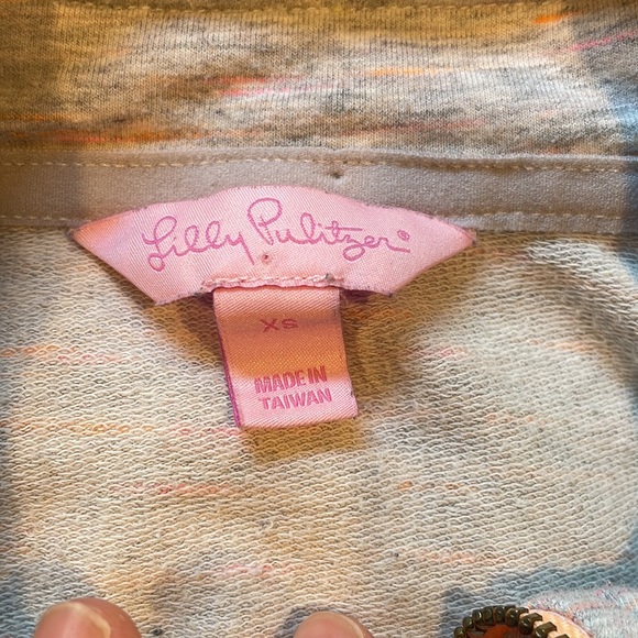 Lilly Pulitzer Melon Sunny Skipper State of Mind Pullover  long sleeve - Picture 8 of 8